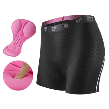 Damen Radhose Unterwäsche – atmungsaktives Material, schnell trocknendes Material & mit Sitzpolster