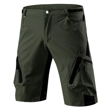 MTB Herren Radhose – atmungsaktives Materiale & Schnell Trocknende Fahrrad Shorts mit Taschen