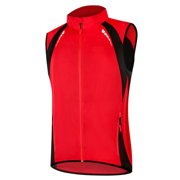 windabweisende & wasserabweisende MTB Fahrrad-Weste – atmungsaktives Material & ärmellos