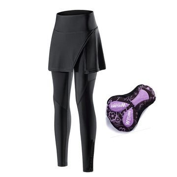 Damen Radsport Skort – atmungsaktives Material & schnell trocknendes Material mit Sitzpolster