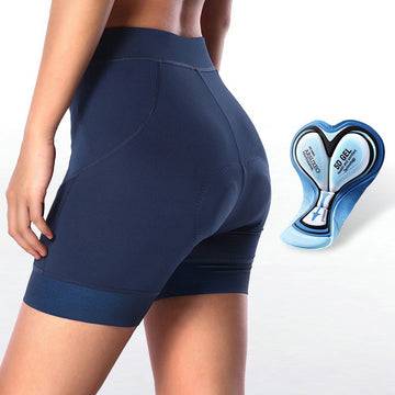 Damen Fahrrad-Innenhose kurz – hochelastisch, atmungsaktives Material & mit Gel-Sitzpolster
