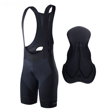 Herren MTB Träger-Shorts – atmungsaktives Material, Schnell Trocknend, mit 3D-Schaumpolster