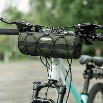 wasserabweisende & strapazierfähige Fahrrad-Lenkertasche in Zylinderform