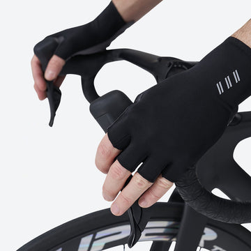 atmungsaktives Materiale Fahrradhandschuhe Halb-Finger – Rutschfest & Reflektierend