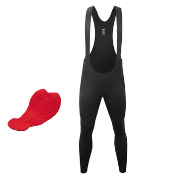 Damen Radhose mit Trägern – atmungsaktives Material, elastisch & mit Sitzpolster