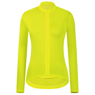 Damen Langarm-Radtrikot – atmungsaktives Material, schnell trocknendes Material & formschön
