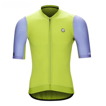 Eng anliegendes Fahrradtrikot Herren Kurzarm – schnell trocknendes Material, atmungsaktives Material, Reflektierend