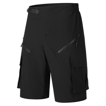 schnell trocknendes Materiale & atmungsaktives Materiale MTB Fahrradhose mit Sitzpolster – locker