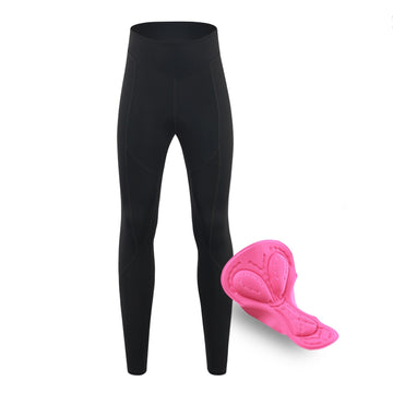 Damen Radhose Lang mit Sitzpolster – atmungsaktives Material, schnell trocknendes Material & komfortabel