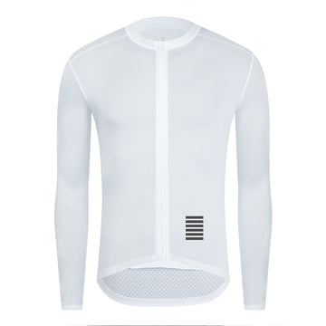 Herren-Langarm-Radtrikot – atmungsaktives Material, elastisch & schnell trocknendes Material