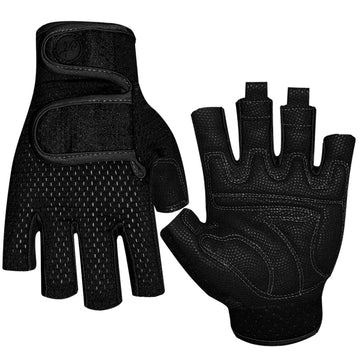 Elastische & atmungsaktives Materiale MTB Halbfinger-Handschuhe