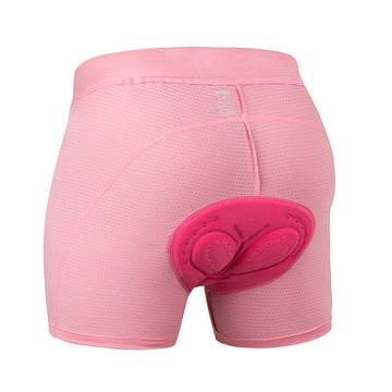 Damen Radhose Unterhose mit Sitzpolster – atmungsaktives & schnell trocknendes Material