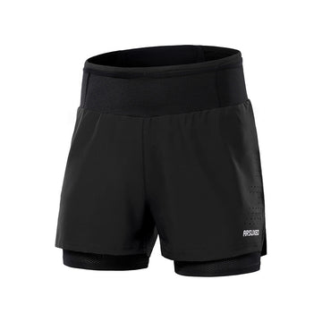 schnell trocknendes Material Mountainbike Shorts Herren – Lockerer 2-in-1 Look