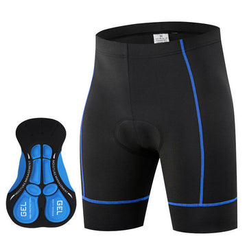 Knielange, atmungsaktives Materiale & schnell trocknendes Materiale MTB-Radhose mit Sitzpolster – Elastisch & bequeme Passform