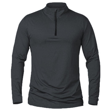 MTB Langarmshirt mit 1/3-Reißverschluss – atmungsaktives Material & Schnell trocknend