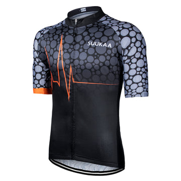 Enganliegendes Kurzarm Fahrradtrikot – atmungsaktives Material, Schnell trocknend