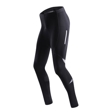 Herren Kompressions-Radhose Lang – atmungsaktives Material, Schnell Trocknend & mit Reflektoren