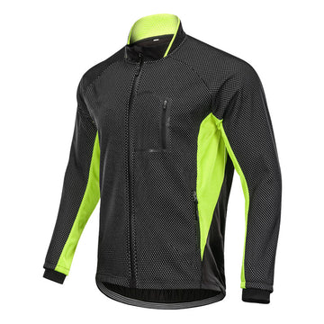 Herren Thermo-Radjacke – windabweisend, Wasserabweisend & Gefüttert für kalte Touren