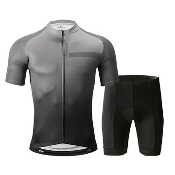 MTB Fahrradbekleidung Set – Kurzarm Radtrikot & Kurze Radhose mit Sitzpolster, atmungsaktives Material & Schnell trocknend