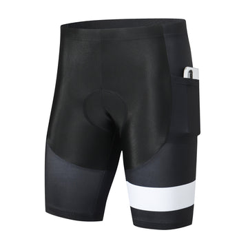 Knielange, atmungsaktives Materiale MTB-Radhose mit Sitzpolster – Elastisch & Komfortabel
