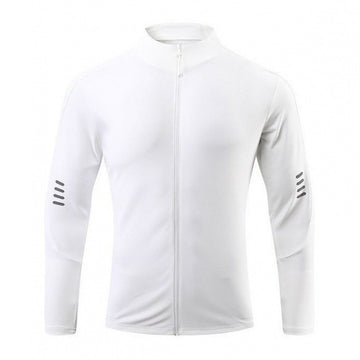 atmungsaktives Materiales, schnell trocknendes Materiales Langarm-Radtrikot – Einfarbig & funktionell
