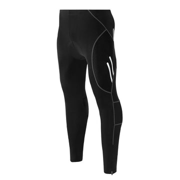 MTB Lange Radhose Herren – atmungsaktives Materiale & Strapazierfähige Lange Radhose mit Sitzpolster & Reflektoren