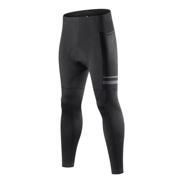 Herren Thermo-Radhose mit Sitzpolster – Reflektierend, atmungsaktives Material & Rutschfest