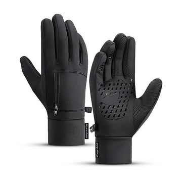 Winter-Fahrradhandschuhe Vollfinger – windabweisend, warm gefüttert